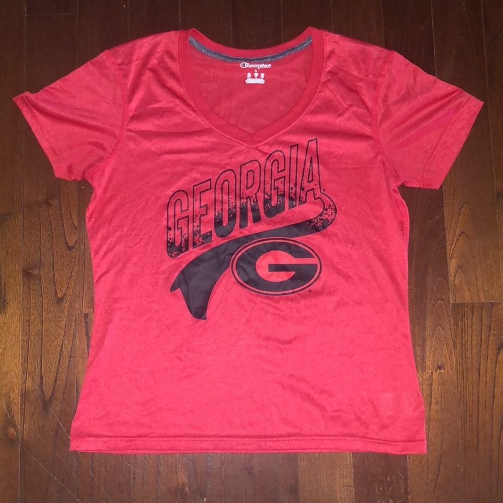 UGA Ladies V-neck